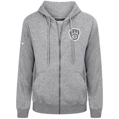 MLB Milwaukee Brewers Levelwear Podium Banner Arch Full-Zip Hoodie