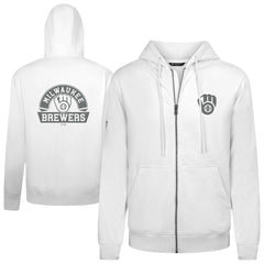 MLB Milwaukee Brewers Levelwear Podium Banner Arch Full-Zip Hoodie