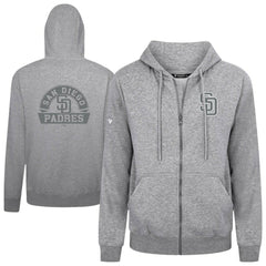 MLB San Diego Padres Levelwear Podium Banner Arch Full-Zip Hoodie