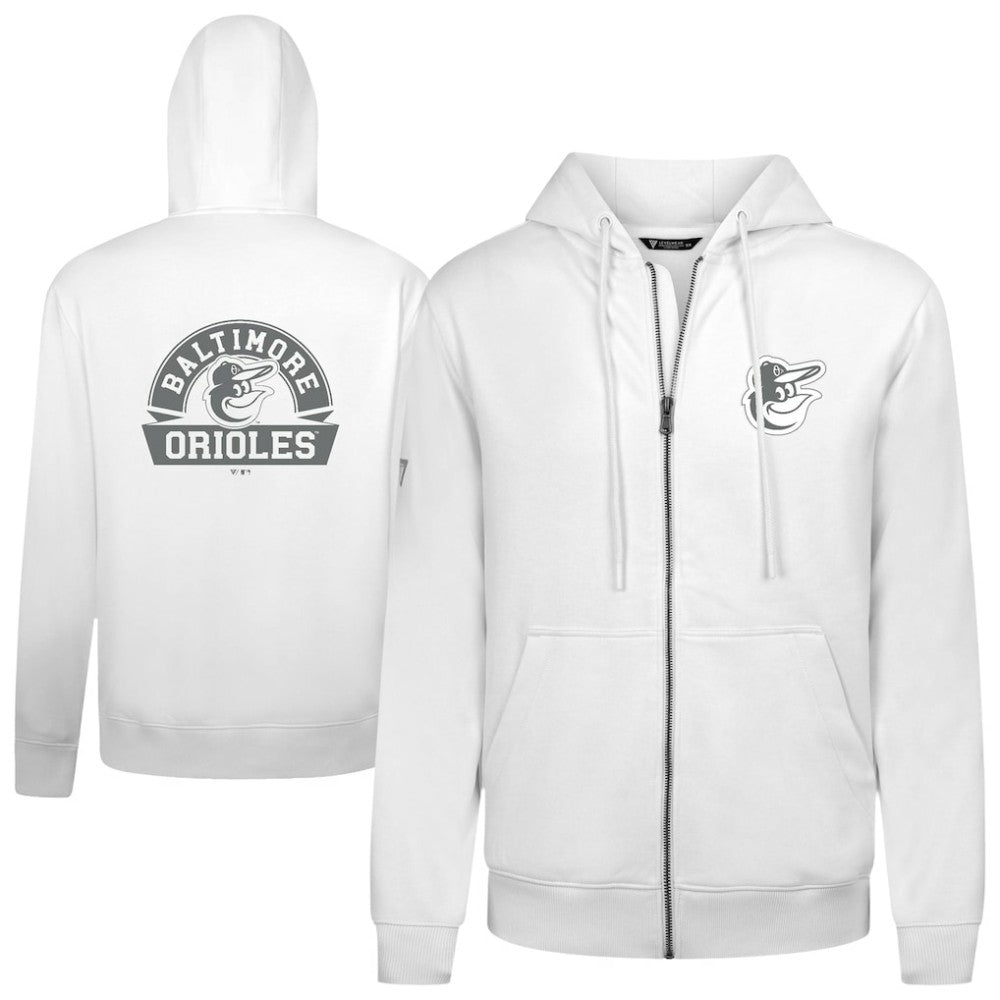 MLB Baltimore Orioles Levelwear Podium Banner Arch Full-Zip Hoodie
