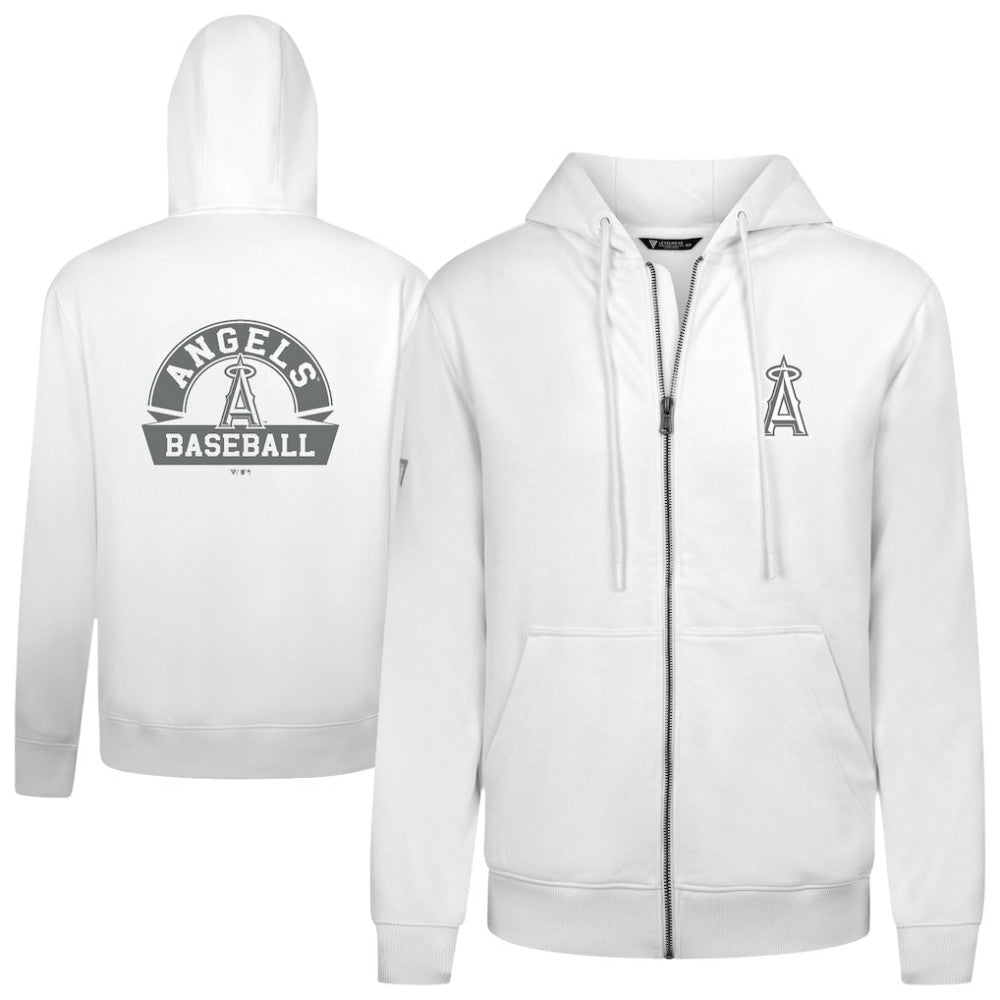 MLB Los Angeles Angels Levelwear Podium Banner Arch Full-Zip Hoodie
