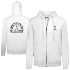 MLB Los Angeles Angels Levelwear Podium Banner Arch Full-Zip Hoodie