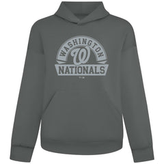 MLB Washington Nationals Levelwear Luxe Signature Banner Arch Tri-Blend Hoodie