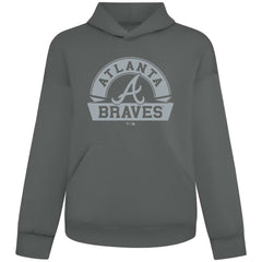 MLB Atlanta Braves Levelwear Luxe Signature Banner Arch Tri-Blend Hoodie