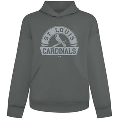 MLB St. Louis Cardinals Levelwear Luxe Signature Banner Arch Tri-Blend Hoodie