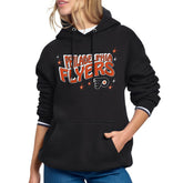 NHL Black Philadelphia Flyers Starter Women's Fireworks Fleece Hoodie