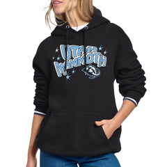 NHL Black Utah Mammoth Starter Women's Fireworks Fleece Hoodie