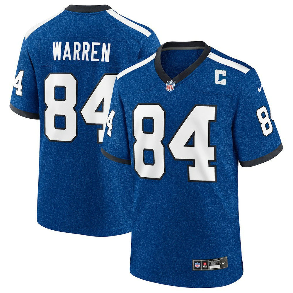 Tyler Warren Alternate 2 Indiana Nights Game Jersey - Indianapolis Colts