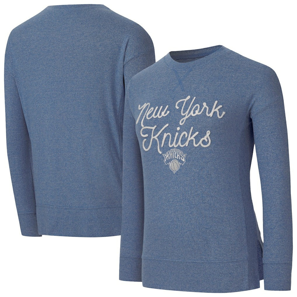 NBA New York Knicks Concepts Sport Women's Rigor Long Sleeve Jersey T-Shirt
