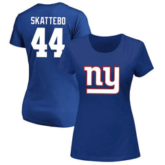 Cam Skattebo Women's Plus Size Name & Number Scoop Neck T-Shirt - New York Giants