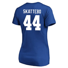 Cam Skattebo Women's Plus Size Name & Number Scoop Neck T-Shirt - New York Giants