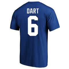 Jaxson Dart Big & Tall Player Name & Number T-Shirt - New York Giants