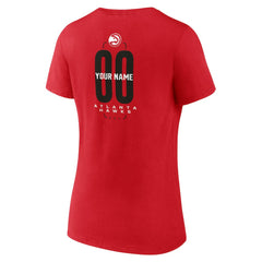 NBA Atlanta Hawks Women's Center Court Name & Number Custom V-Neck T-Shirt