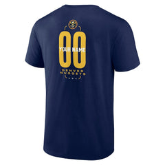 NBA Denver Nuggets Center Court Name & Number Custom T-Shirt sale