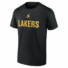 NBA Los Angeles Lakers Center Court Name & Number Custom T-Shirt