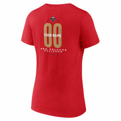 NBA New Orleans Pelicans Women's Center Court Name & Number Custom V-Neck T-Shirt