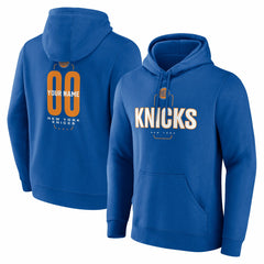 NBA New York Knicks Center Court Name & Number Custom Hoodie