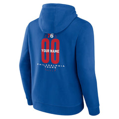 NBA Philadelphia 76ers Center Court Name & Number Custom Hoodie