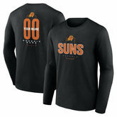 NBA Phoenix Suns Center Court Name & Number Custom Long Sleeve T-Shirt