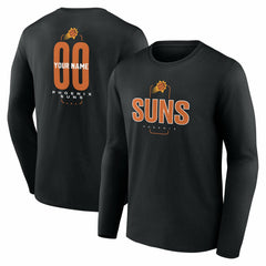 NBA Phoenix Suns Center Court Name & Number Custom Long Sleeve T-Shirt