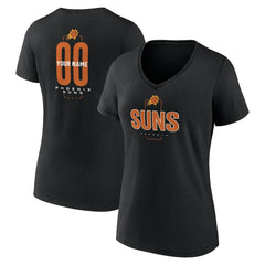 NBA Phoenix Suns Women's Center Court Name & Number Custom V-Neck T-Shirt sale