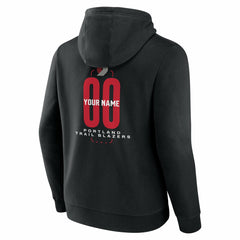 NBA Portland Trail Blazers Center Court Name & Number Custom Hoodie