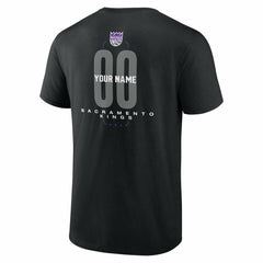 NBA Sacramento Kings Center Court Name & Number Custom T-Shirt