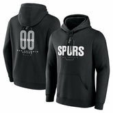 NBA San Antonio Spurs Center Court Name & Number Custom Hoodie