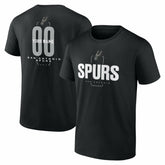 NBA San Antonio Spurs Center Court Name & Number Custom T-Shirt