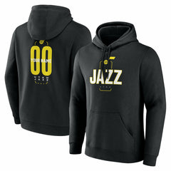 NBA Utah Jazz Center Court Name & Number Custom Hoodie
