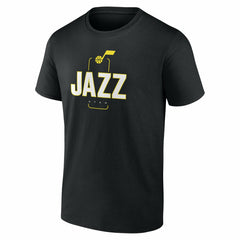 NBA Utah Jazz Center Court Name & Number Custom T-Shirt