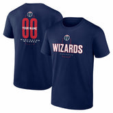 NBA Washington Wizards Center Court Name & Number Custom T-Shirt