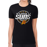 NBA Phoenix Suns G-III 4Her by Carl Banks Women's Super-Slim Lightweight Pinstripe Circle Graphic T-Shirt