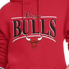 NBA Chicago Bulls Starter Women's Arch Stripe Fleece Hoodie