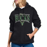 NBA Milwaukee Bucks Starter Women's Arch Stripe Fleece Hoodie
