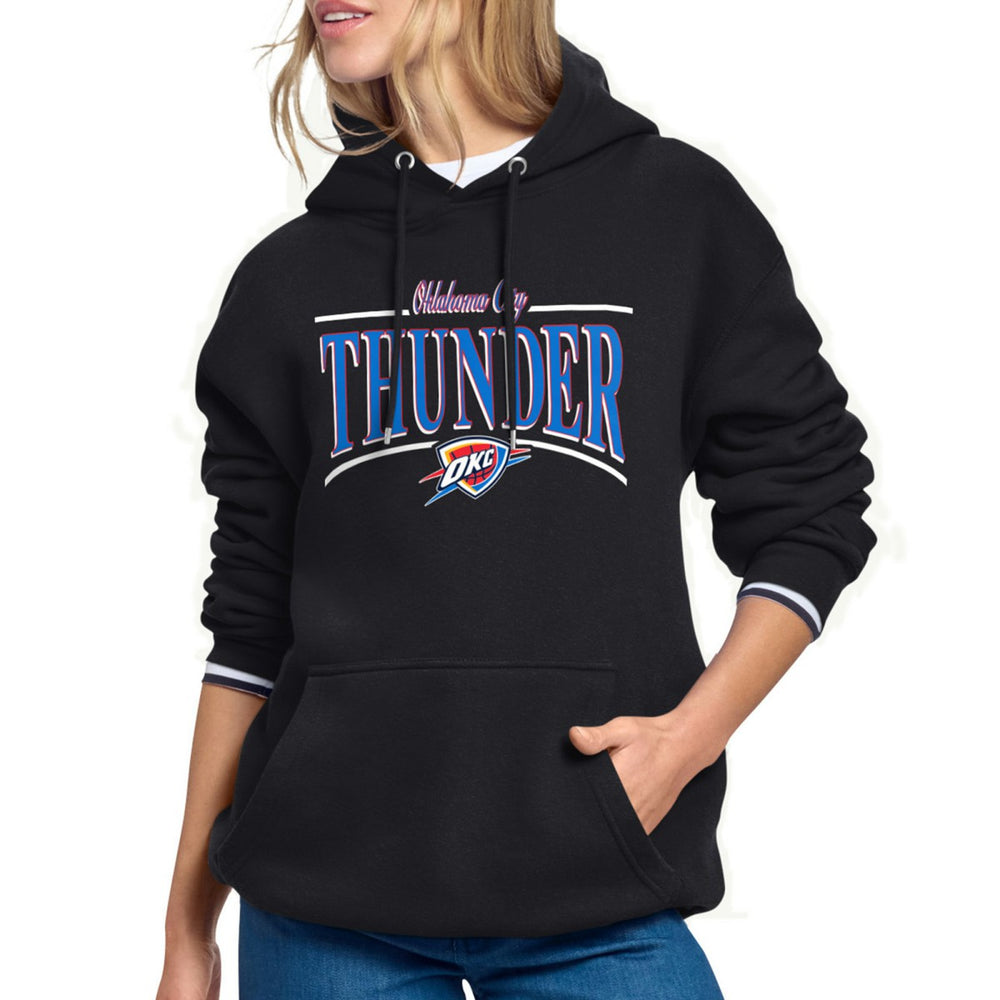NBA Oklahoma City Thunder Starter Women's Arch Stripe Fleece Hoodie
