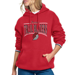 NBA Portland Trail Blazers Starter Women's Arch Stripe Fleece Hoodie