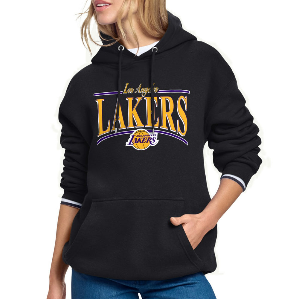 NBA Los Angeles Lakers Starter Women's Arch Stripe Fleece Hoodie