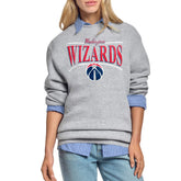 NBA Washington Wizards Starter Women's Arch Stripe Fleece Crewneck Sweatshirt