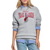 NBA Portland Trail Blazers Starter Women's Arch Stripe Fleece Crewneck Sweatshirt
