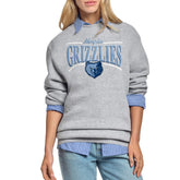 NBA Memphis Grizzlies Starter Women's Arch Stripe Fleece Crewneck Sweatshirt