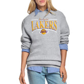 NBA Los Angeles Lakers Starter Women's Arch Stripe Fleece Crewneck Sweatshirt