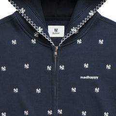 MLB New York Yankees Madhappy Unisex All Over Fleece Full-Zip Hoodie