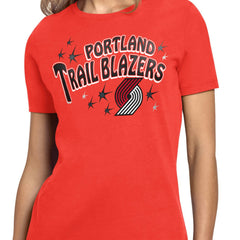 NBA Portland Trail Blazers Starter Women's Fireworks T-Shirt