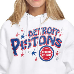 NBA Detroit Pistons Starter Women's Fireworks Fleece Hoodie sale