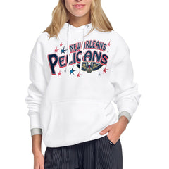 NBA New Orleans Pelicans Starter Women's Fireworks Fleece Hoodie