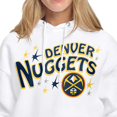 NBA Denver Nuggets Starter Women's Fireworks Fleece Hoodie sale