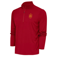 Spain National Team Antigua Statement Quarter-Zip Pullover - Red