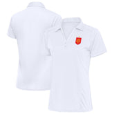 Spain National Team Antigua Women's Statement Y-Neck Polo - White
