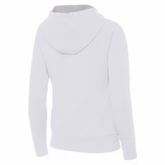 Spain National Team Antigua Women's Takeover Fleece Raglan Full-Zip Hoodie - White